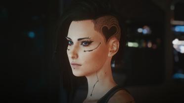 Hairstyle side pattern