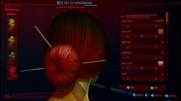 Chopstick bun hairstyle