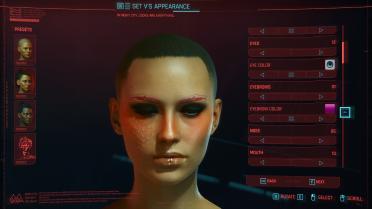 Collection of cyberpunk eyebrows