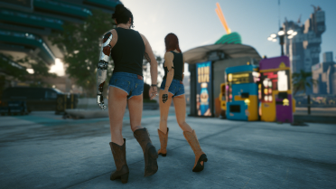 Johnny and V's couple shorts