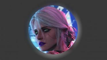 Cyberpunk Ciri icon (circular)