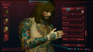 Male V Flower Arm Tattoo