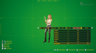 Green curtain background