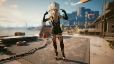 Custom clothing-high heel boots