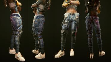 Claire's uncut pants