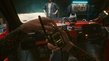 Male V Flower Arm Tattoo