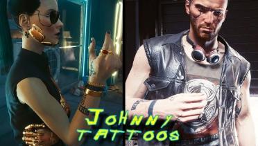 The player's Johnny tattoo