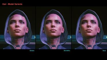 Ghost hood with hair