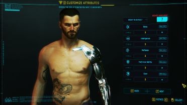 The player's Johnny tattoo