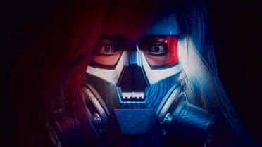 Wear a mask and glasses