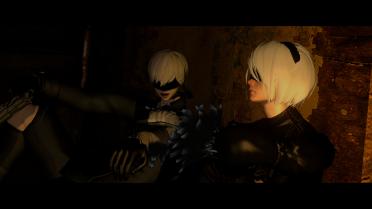 NieR:Automata 2B (Replace Sherry) / 9S (Replace Jack) Resident Evil Full Story MOD