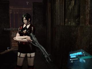 Resident Evil 6 Ada Wong Black Silk Sling Net Stockings