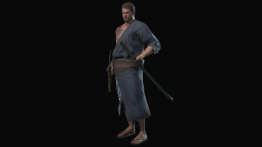 Samurai Chris Redfield (Include 3rd Person Addon)