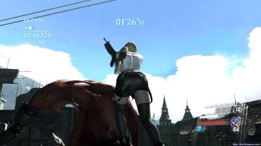 Resident Evil 6 Sherry white strapless short skirt and stockings