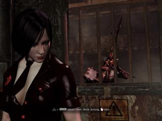 Resident Evil 6 Ada Wong Black Silk Sling Net Stockings