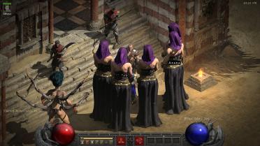 The king's concubine selection scene