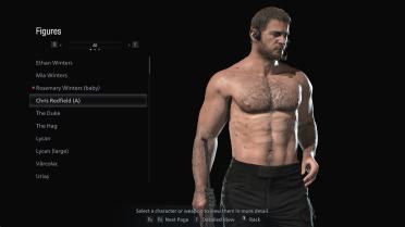 Shirtless Chris Redfield