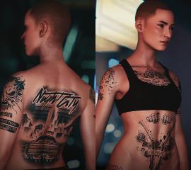 Story tattoos (male and female)