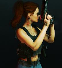 Old School Tattoo Shop Female V Only