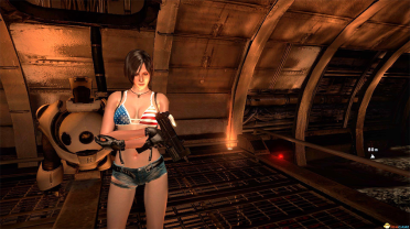 Resident Evil 6 Ada American Bikini Denim Shorts MOD