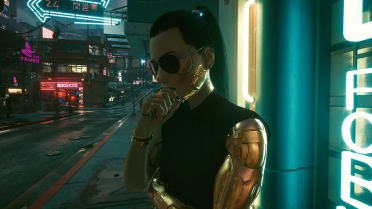 The player's Johnny tattoo