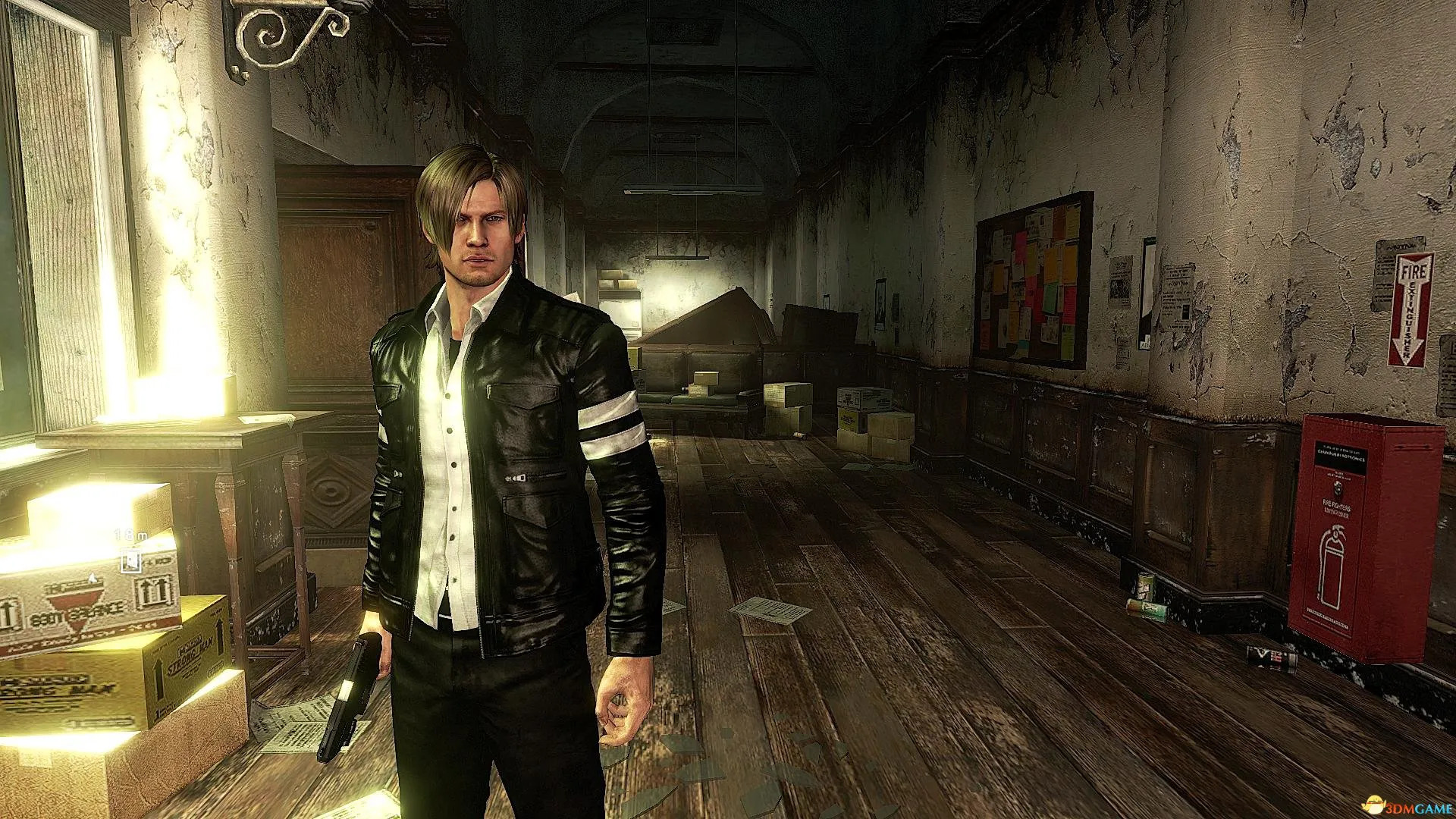 Lyon White Collar Black and White Jacket MOD