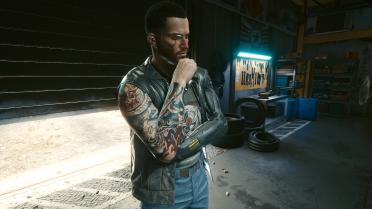 Kerry Eurodyne sleeve tattoo