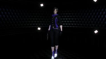 Ada Wong's cool shirt and Converse shoes