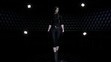 Ada Wong's cool shirt and Converse shoes