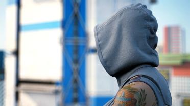 Linen Ghost Hood