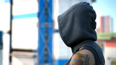Linen Ghost Hood