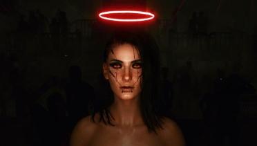 Male V or Female V halo