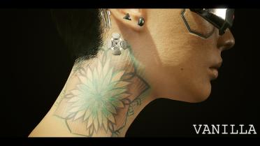 Flower tattoo variants