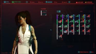 White dress with optional leather case