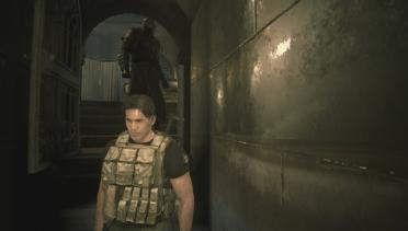 RE 3 Carlos - short hair style replace the black suit