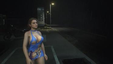 RE3 Jill Chainsaw Sugar Heart Broken Flower Skirt (Change)