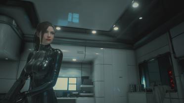 Ada & Claire oily black sneaker