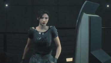 Resident Evil 2 Ada Carnival Queen Grey Dress
