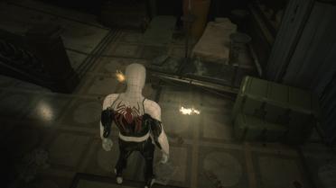 Resident Evil 2 Remake Leon Dark Spider-Man