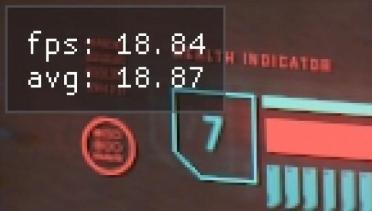 Simple fps display window