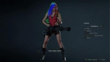 Anime Long Rainbow Hair for Claire