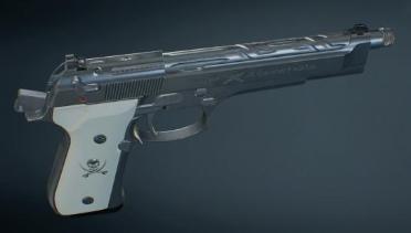 Sword Cutlass - Carved Silver