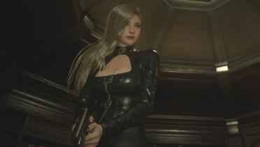 Ada & Claire Moto Dress Black Leather Coat