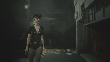 Ada & Claire Black Police Uniforms