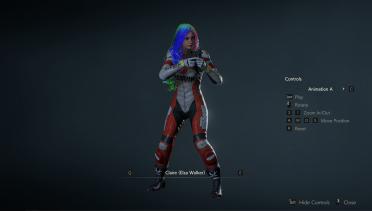 Anime Long Rainbow Hair for Claire