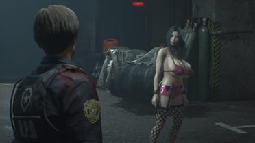 Claire (Pink) Super Big Breasts with Black Fish Net Stockings (Updated)