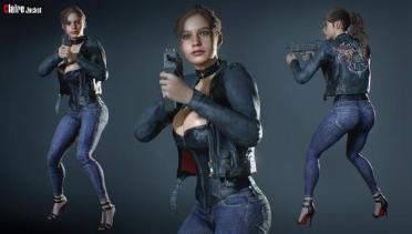 Claire <Claire> Motorcycle Jacket