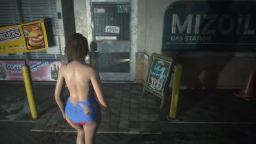 RE3 Jill Chainsaw Sugar Heart Broken Flower Skirt (Change)