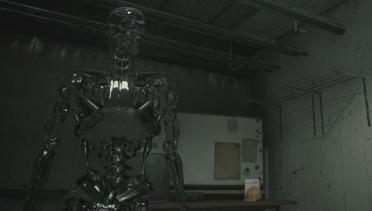 Leon black skeleton warrior