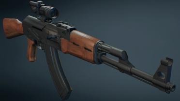 AK-47 Automatic Rifle (Scope)